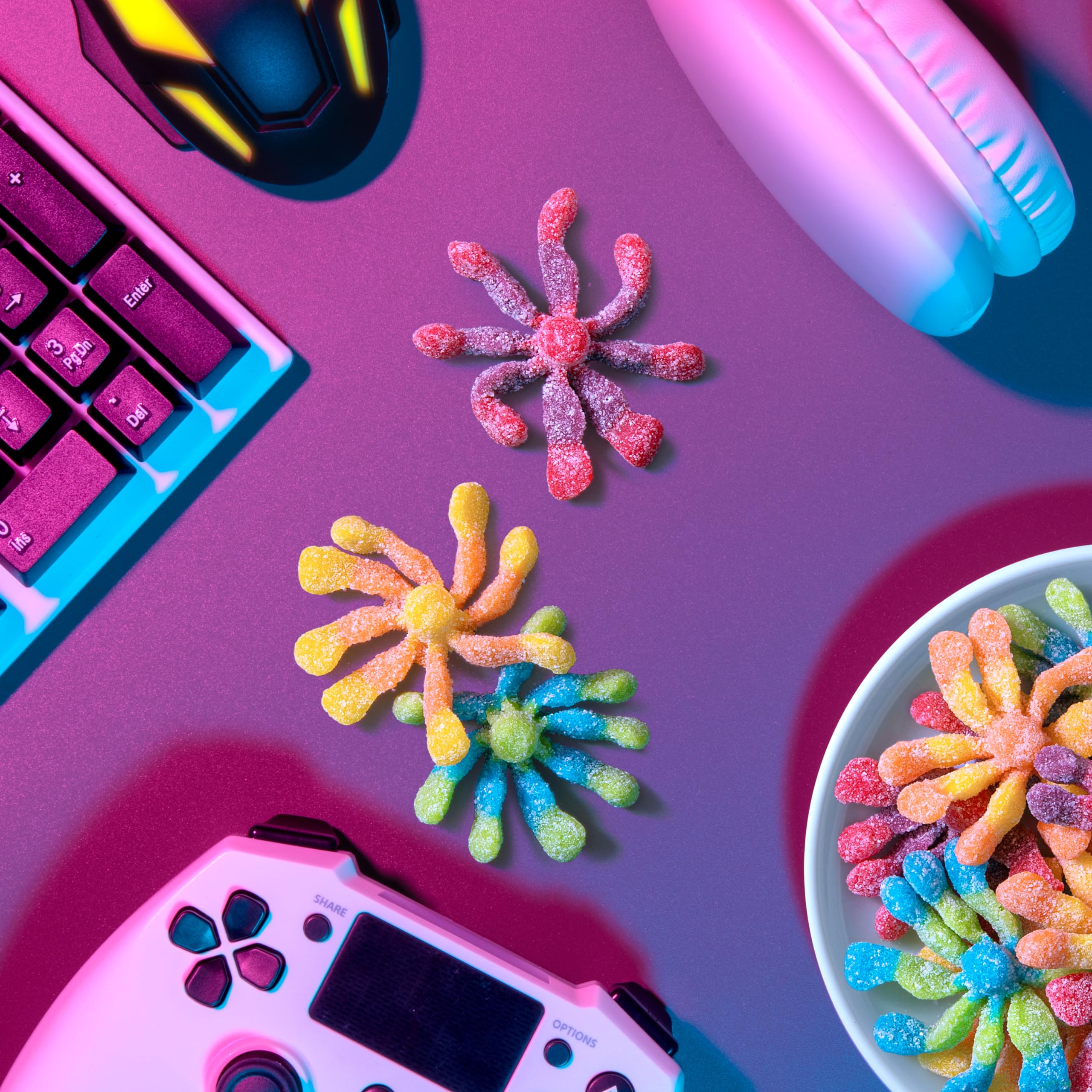 Pour-ready Trolli bulk octopus gummies for parties and snacks