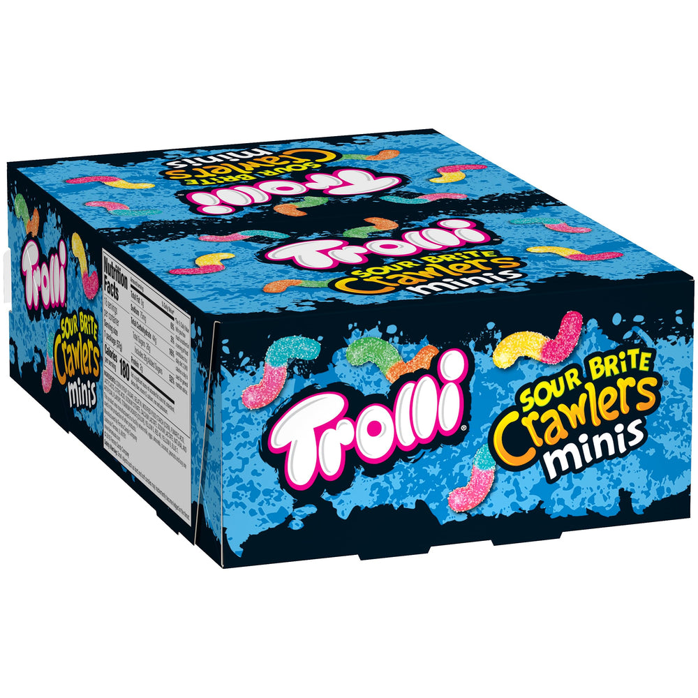 Orange-Lime flavor notes in the Trolli mini lineup