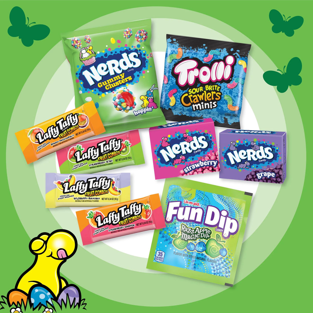 trolli sour brite crawler minis pack closeup ideal for egg hunts