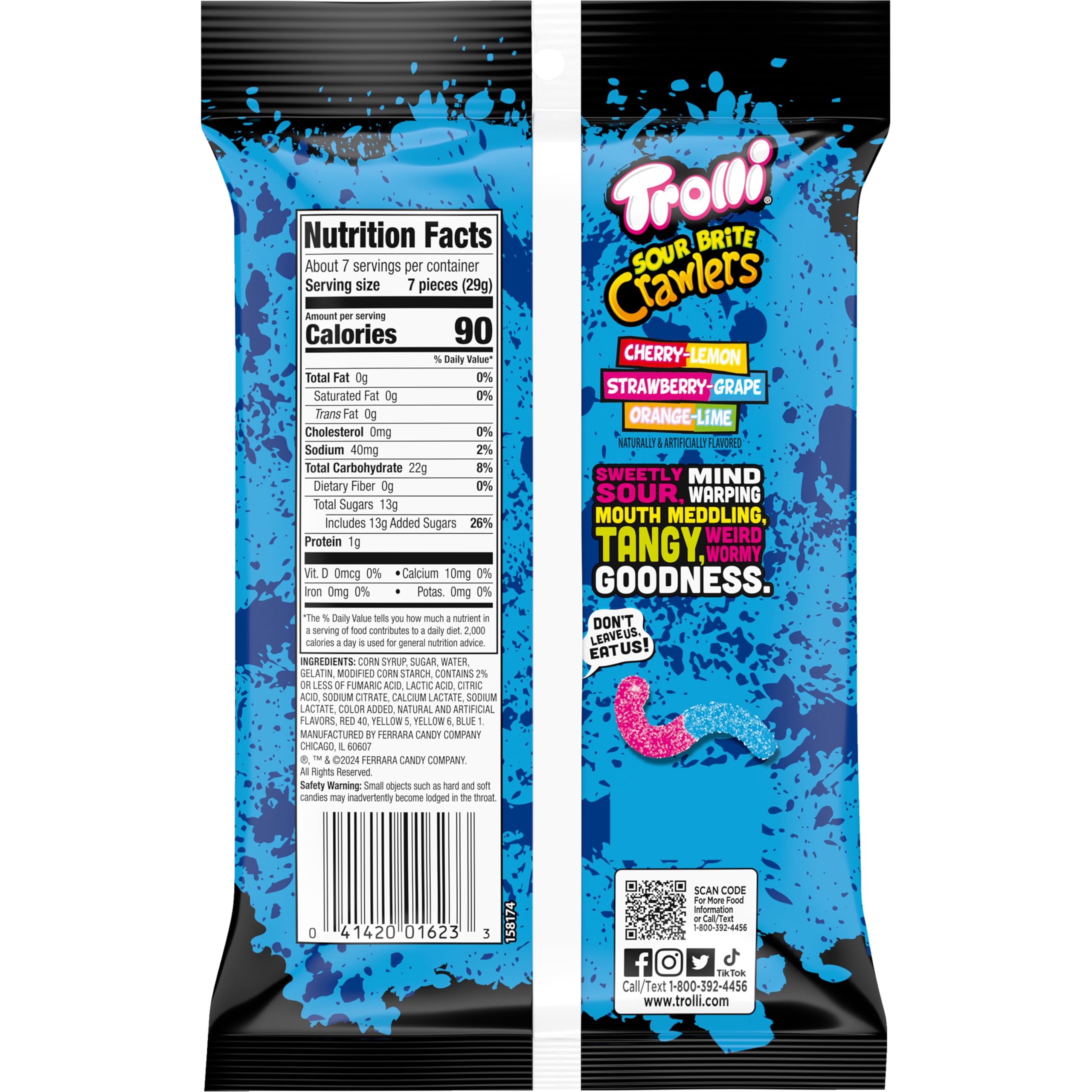 Trolli Sour Brite Crawlers party-friendly candy for gatherings and gifts.