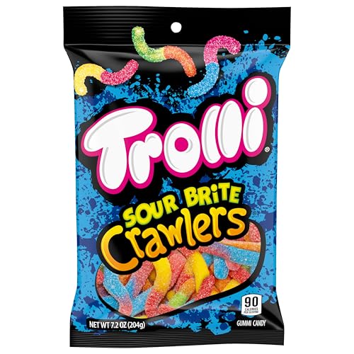 Trolli Sour Brite Crawlers variety pack showcases all three flavors.