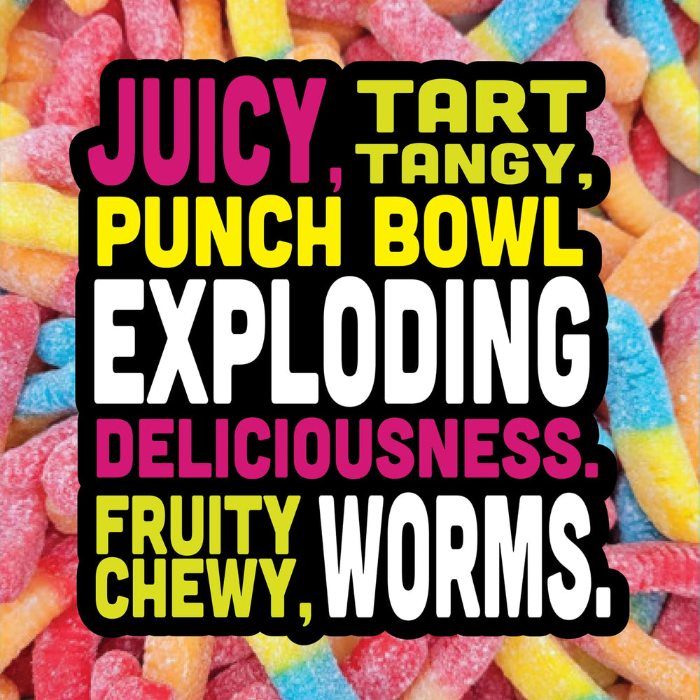 Assorted Trolli Crawlers colors brighten a snack board or dessert table.
