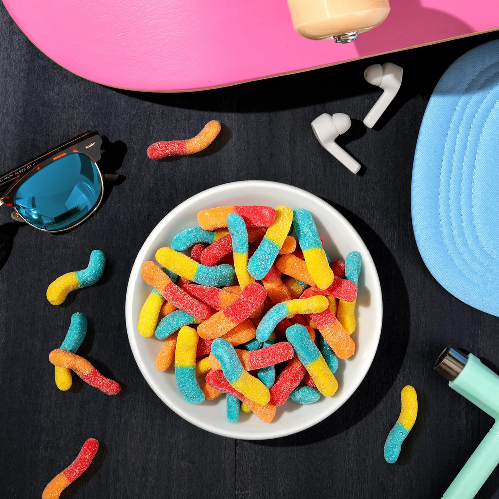 Vibrant fruit punch colors invite taste testing during gatherings.