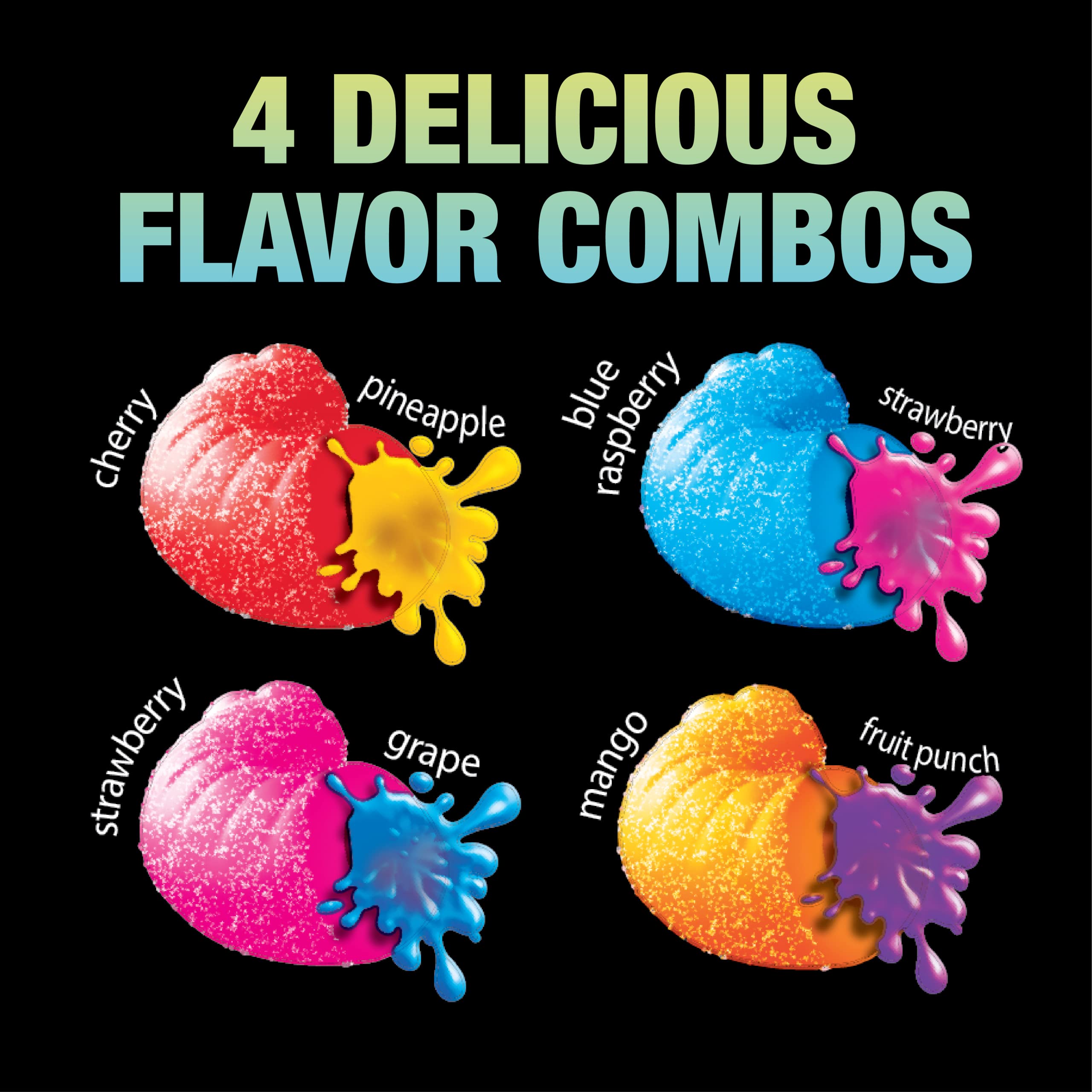 Kids enjoy Trolli Sour Bursting Crawlers as a playful treat.