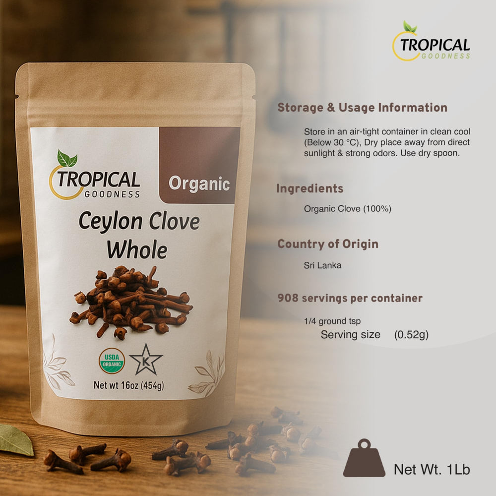 Tropical Goodness cloves aroma close-up showing rich spice fragrance.