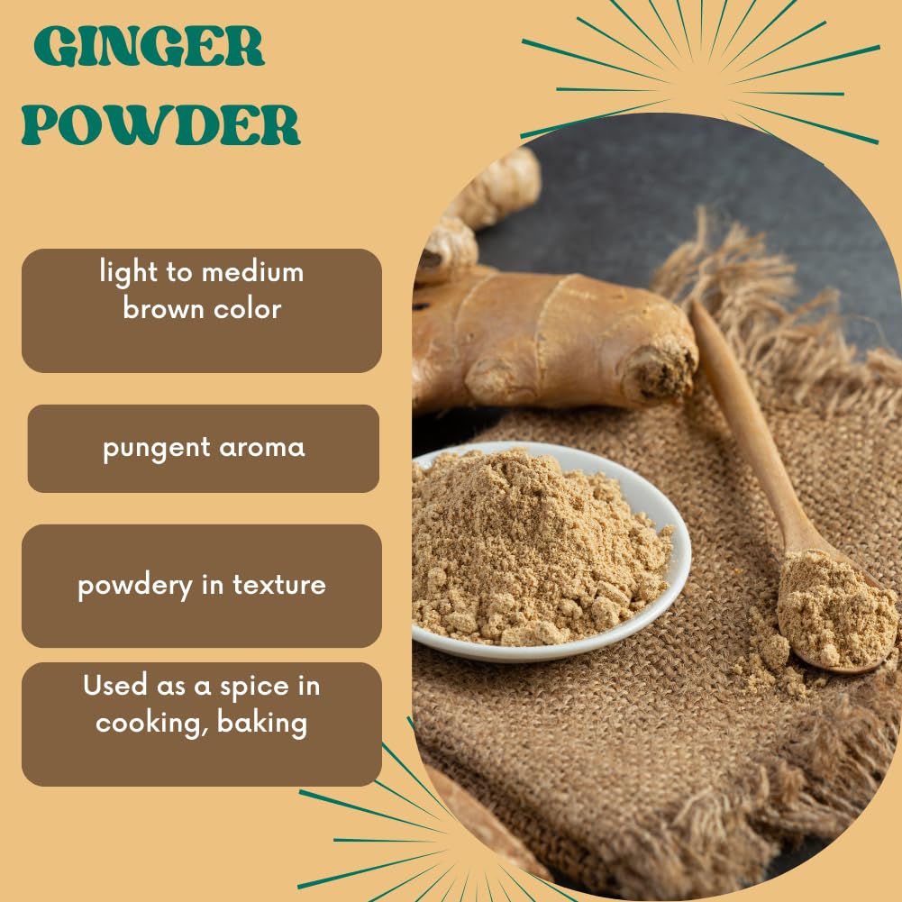 Tropical Goodness USDA Organic and Kosher Ginger Powder communicates purity