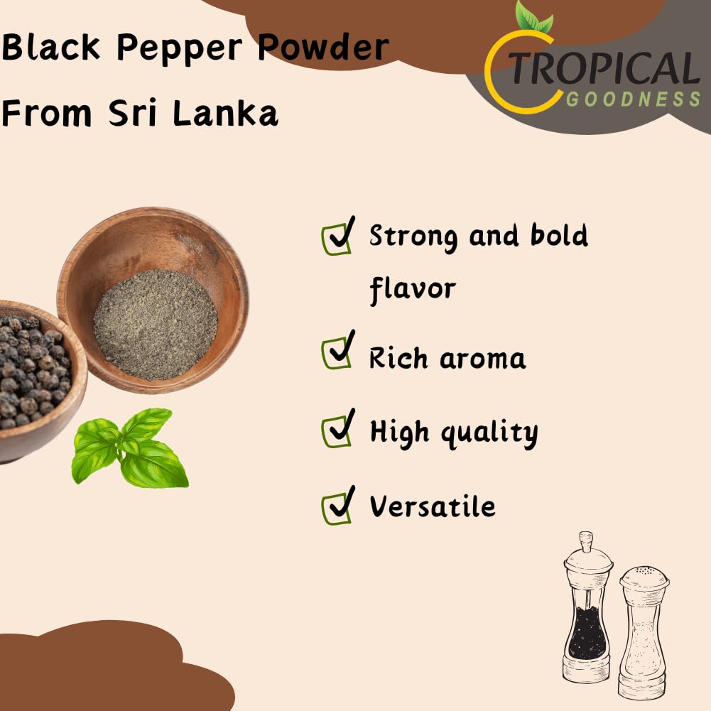 Tropical Goodness ground pepper sprinkled on roasted vegetables for flavor
