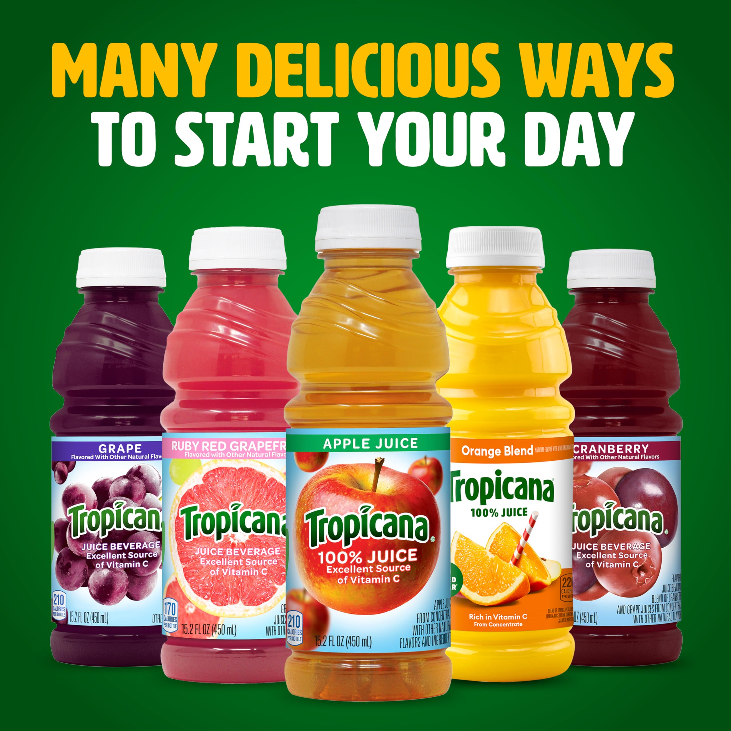Tropicana Apple Juice at a work desk for easy daily hydration.