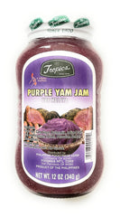 Tropics Ube Halaya jar, creamy purple yam spread, ideal as a dessert topping