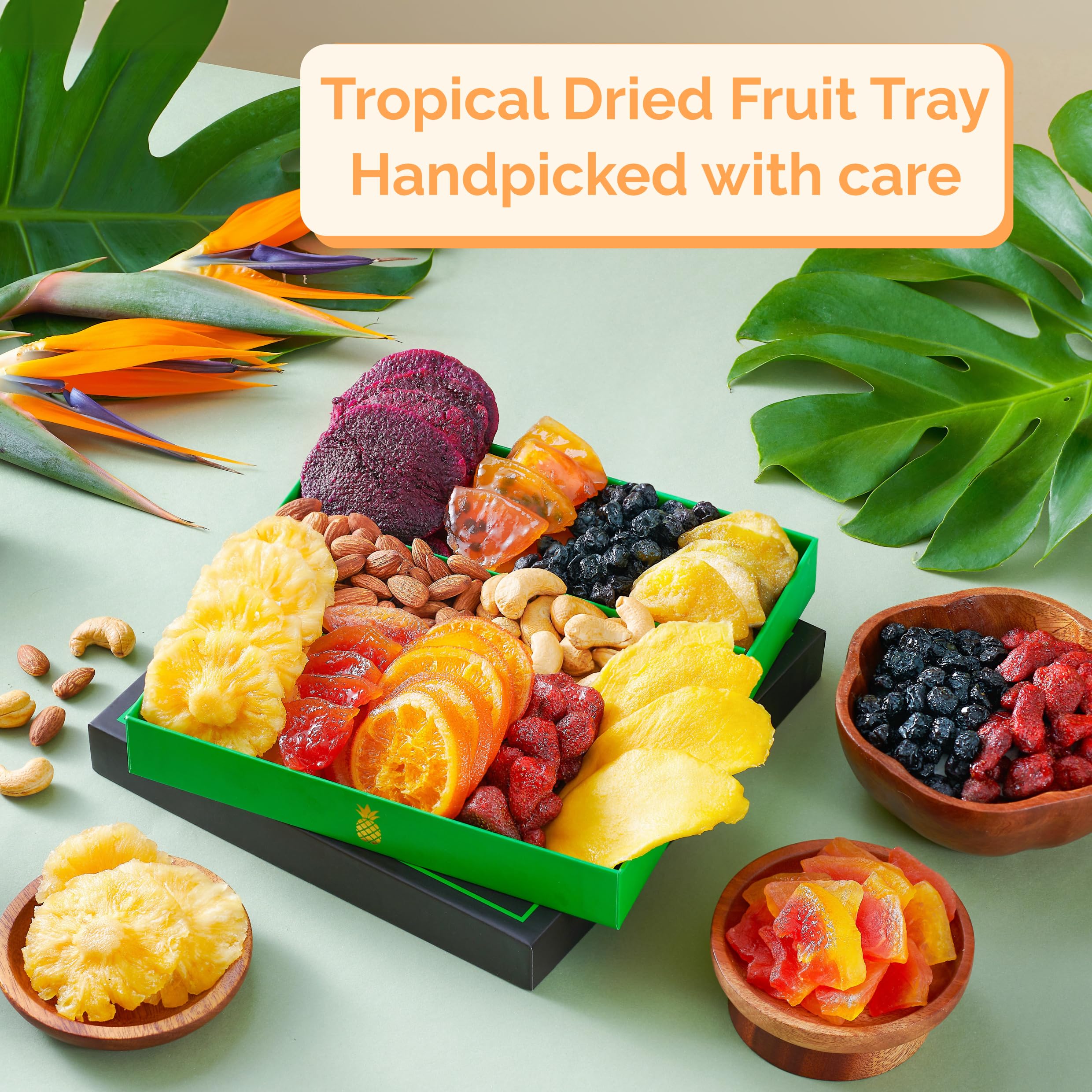 TropiJoy assorted dried fruits and nuts, ideal for celebrations.