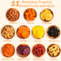 TropiJoy 20oz Ramadan gift box of dried fruits and nuts.
