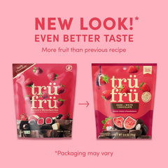 Tru Fru shelf-stable pouch highlights convenient snack ready anytime, anywhere.