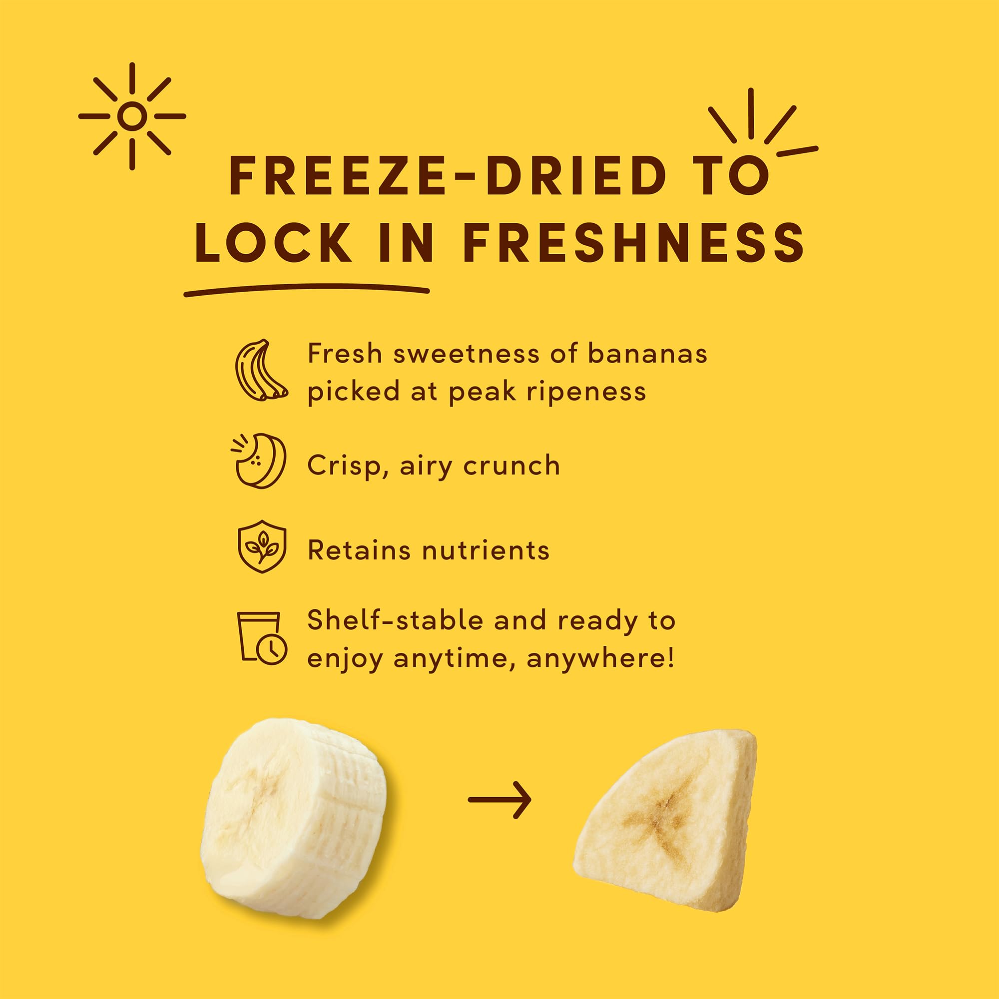 Tru Fru gluten-free, Kosher treat combining banana and chocolate