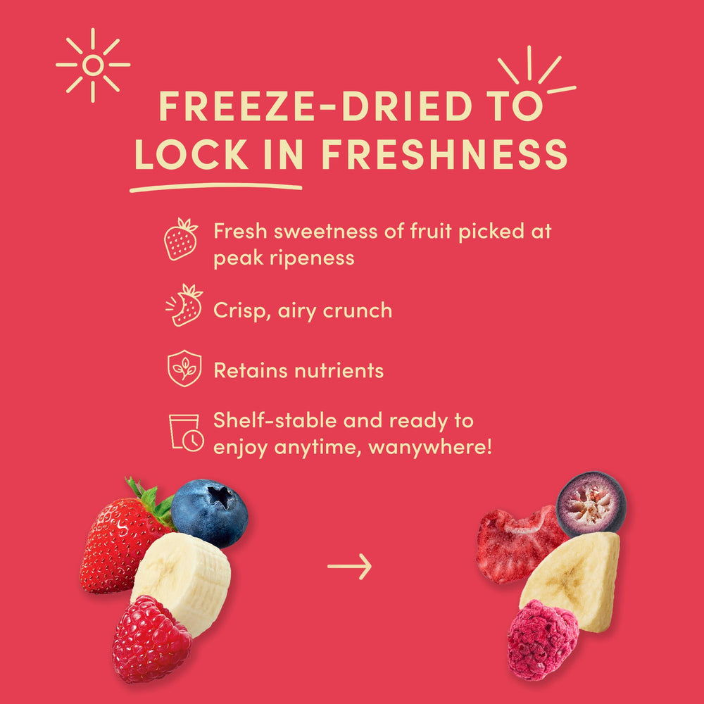 Tru Fru Variety Pack close-up label communicates quality and branding.