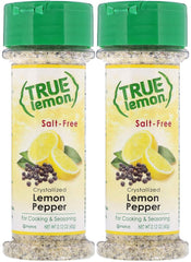 True Citrus lemon pepper shaker close-up highlighting vibrant, salt-free flavor