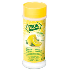 TRUE CITRUS Lemon Shaker jar for quick seasoning with crystallized lemon flavor