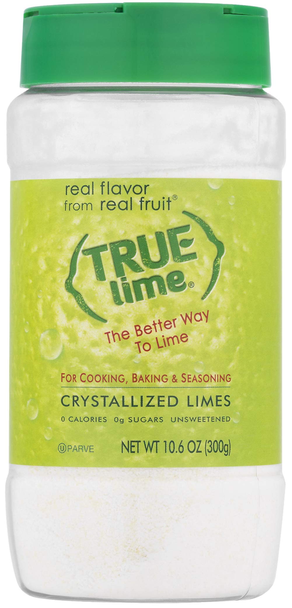 True Citrus Lime Shaker 106oz glass with lime shows ready-to-use flavor mix.