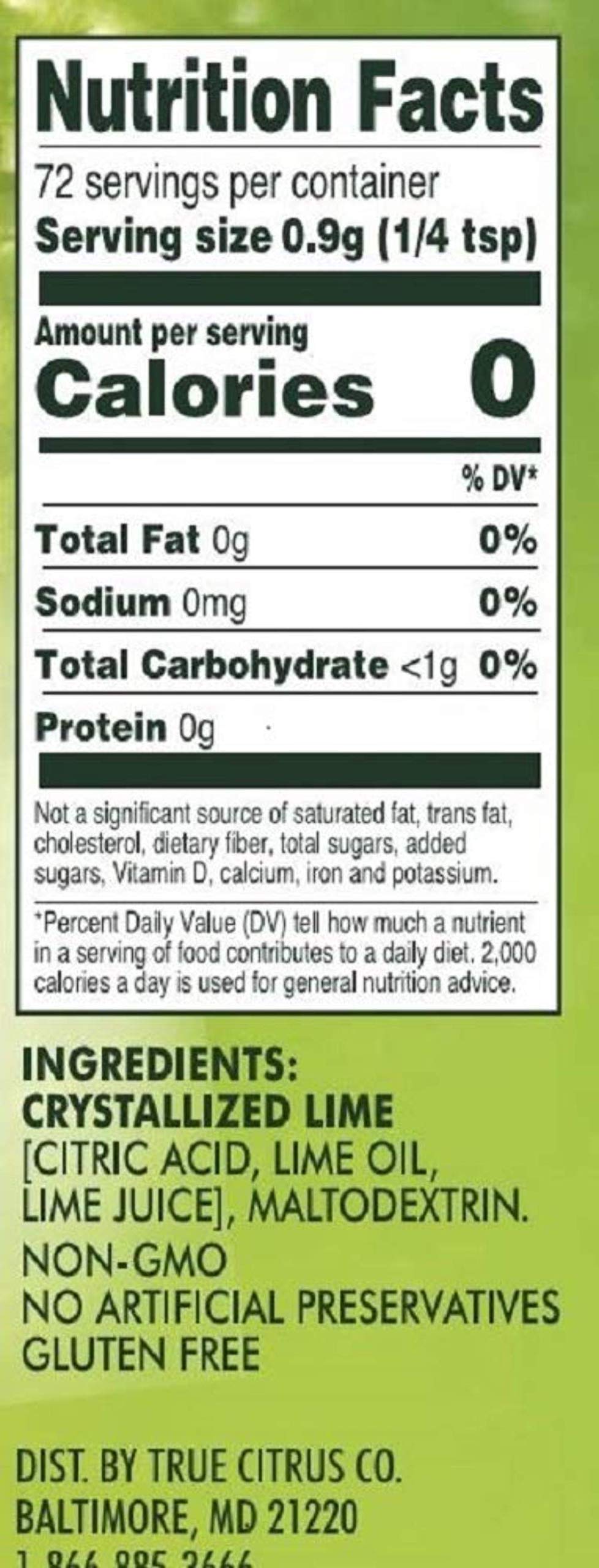 True Citrus True Lime Shaker 2pk close-up reveals the compact shaker for quick flavoring.