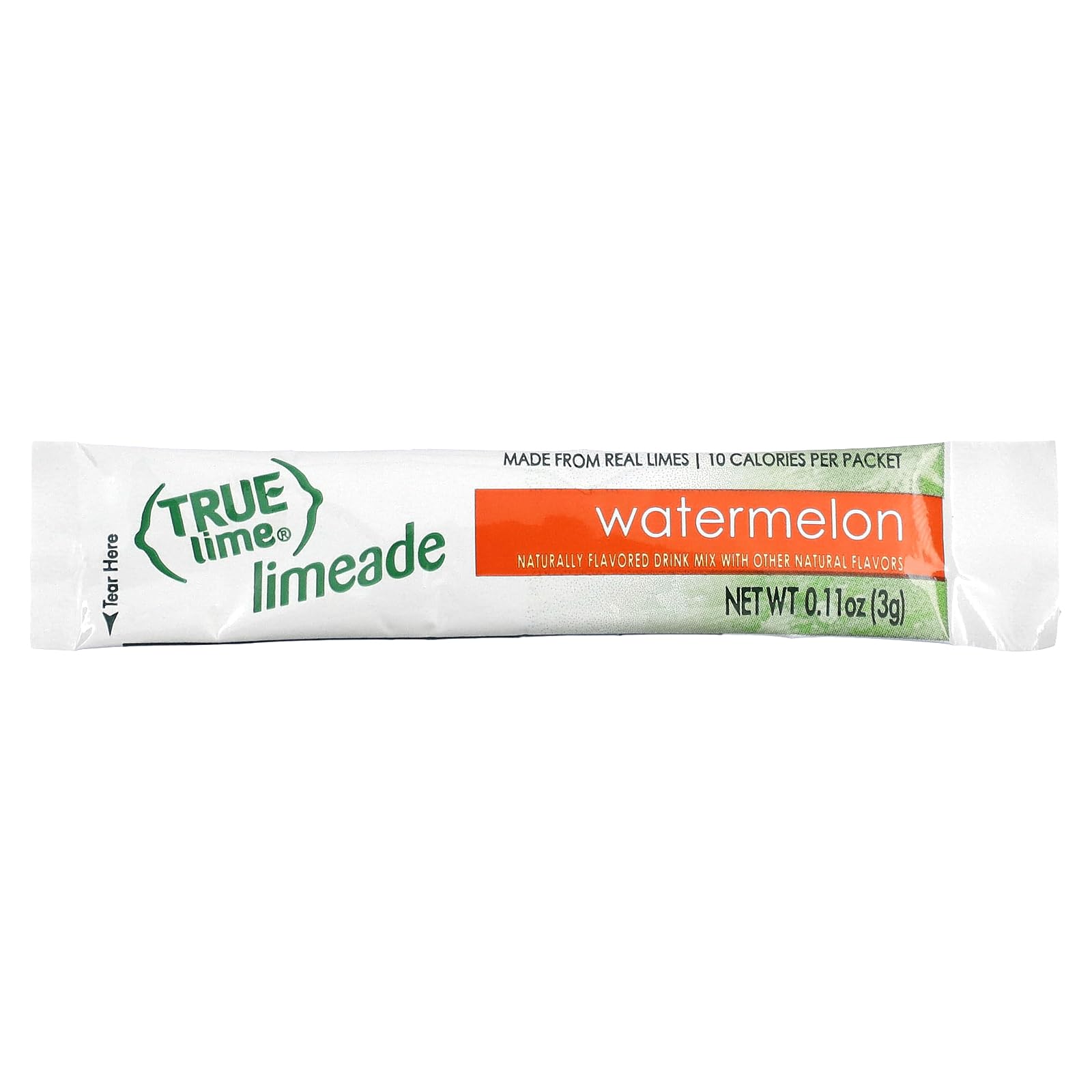 Glass with prepared Aqua Fresca using True Citrus sticks for a refreshing hydration option.