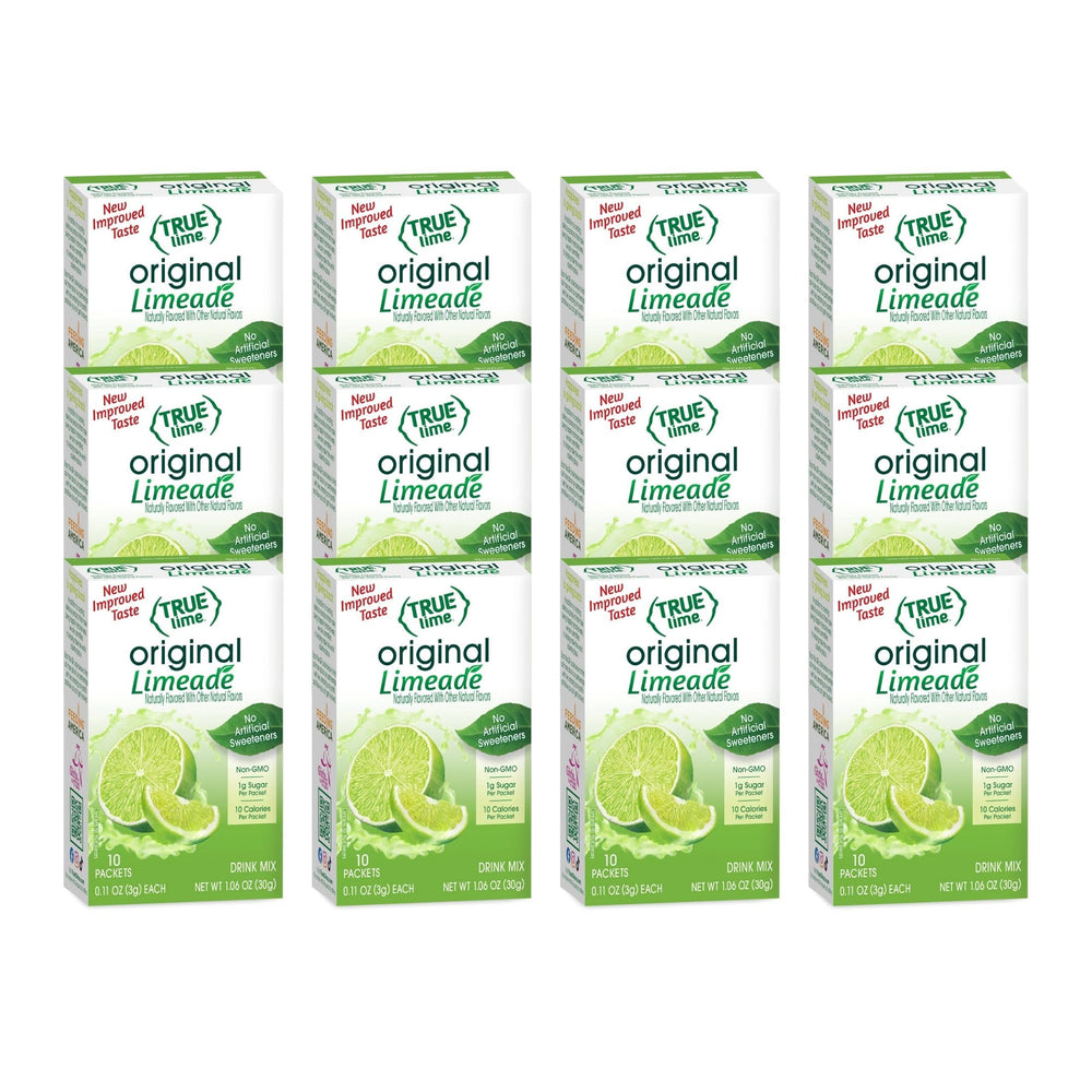 True Citrus True Lime Limeade uses natural stevia and sugar for gentle sweetness.