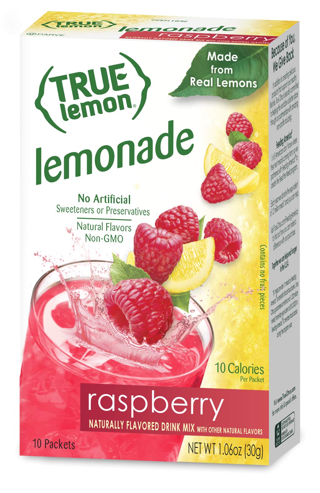 True Citrus Mango Orange Lemonade packet—tangy flavor for water or tea