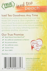 Peach slices pair with the mix for fruity aroma.
