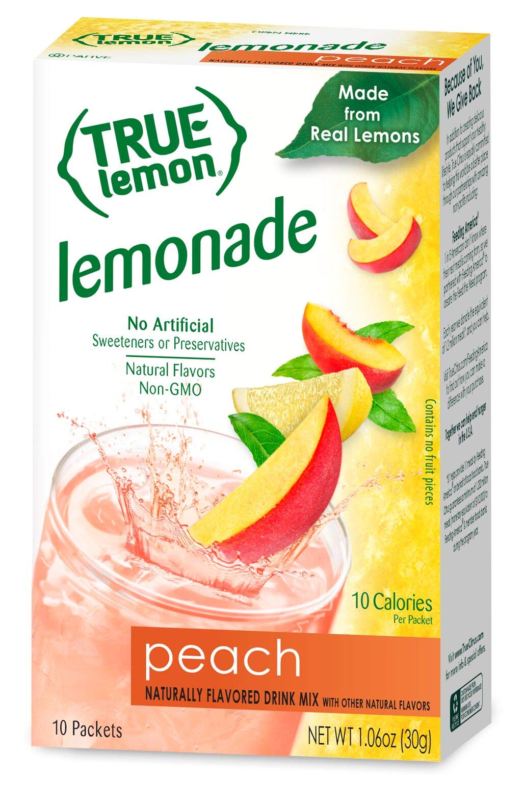 True Citrus Raspberry Lemonade packet—fresh flavor for seltzer or tea