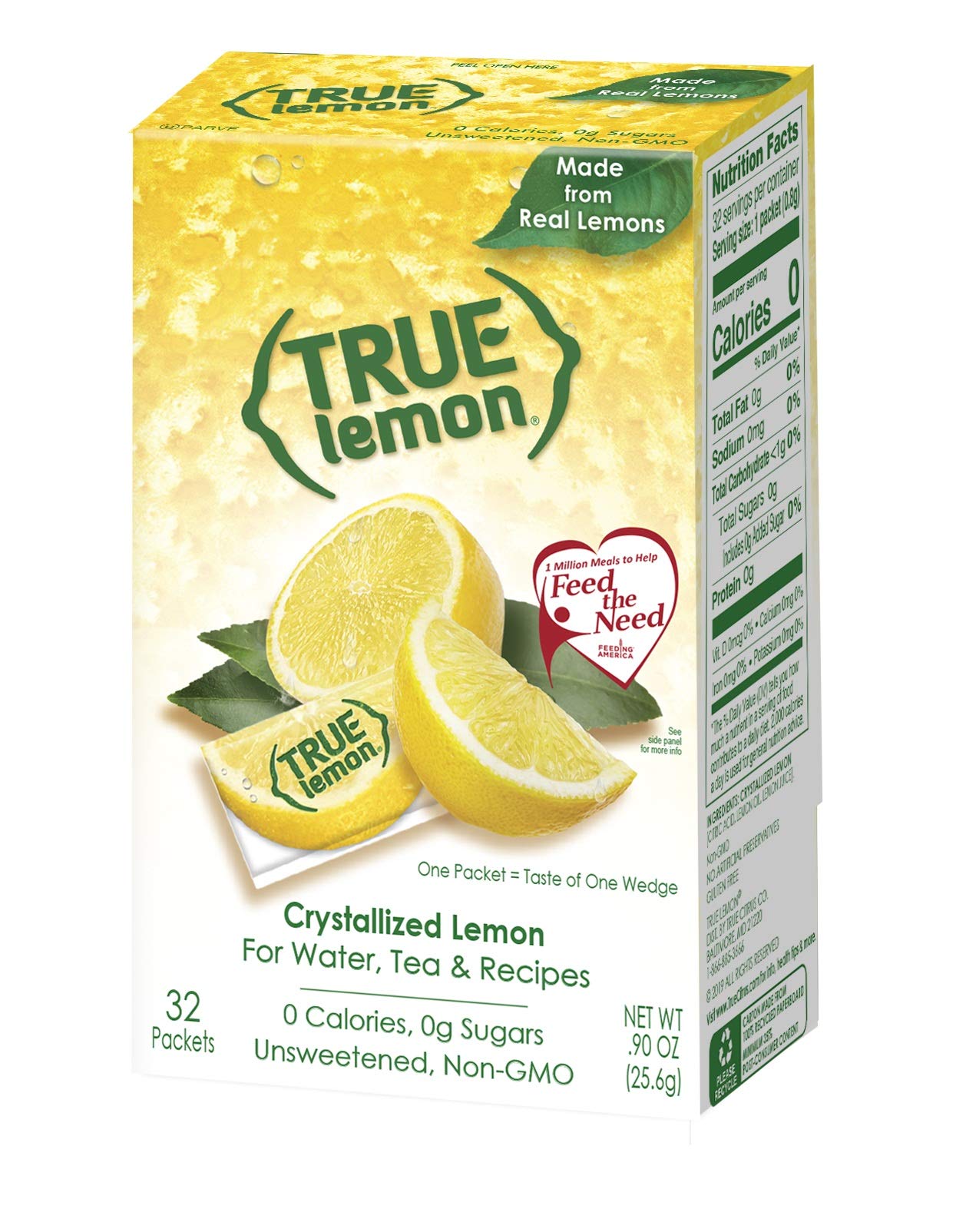 True Grapefruit 32-count box adding tangy grapefruit flavor to drinks