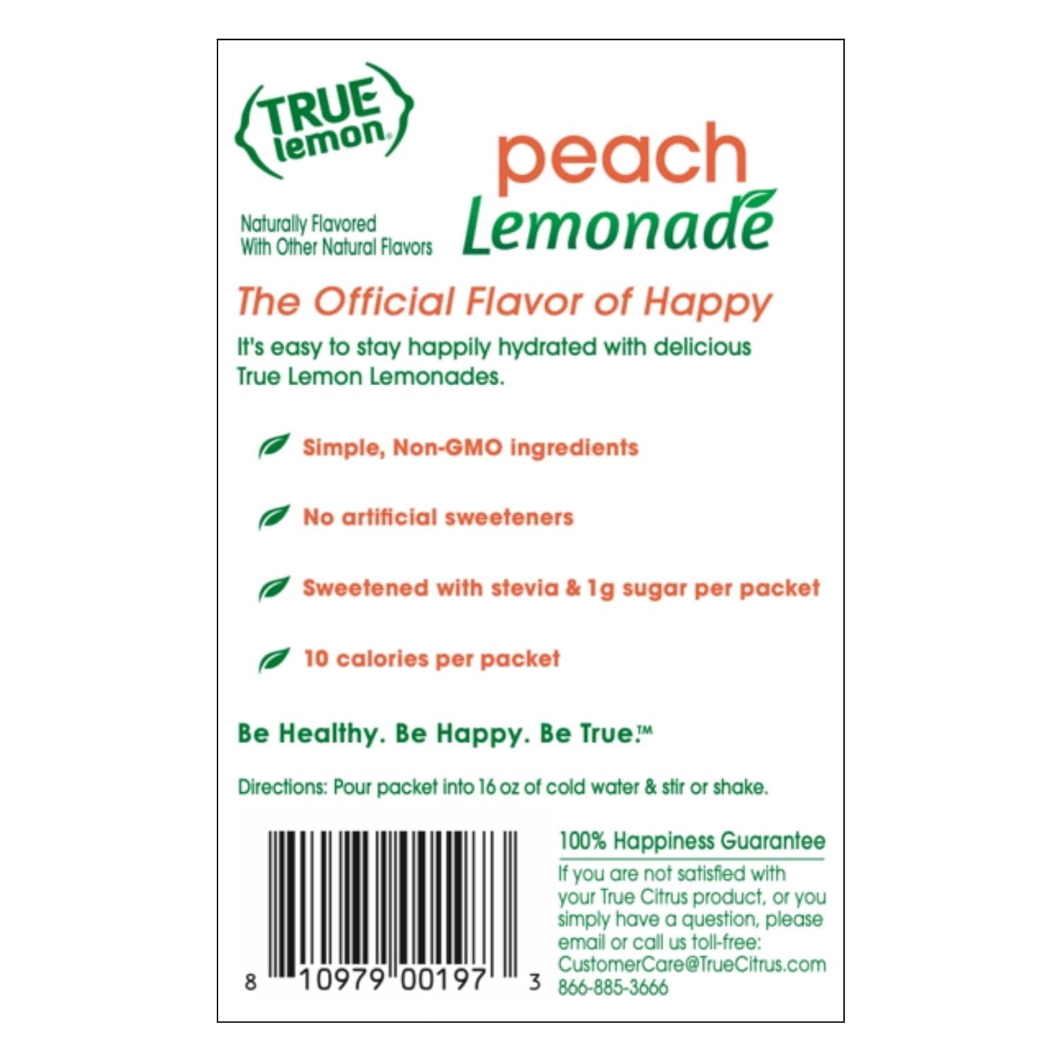 True Lemon Peach Lemonade family-friendly serving idea with kids enjoying at home.