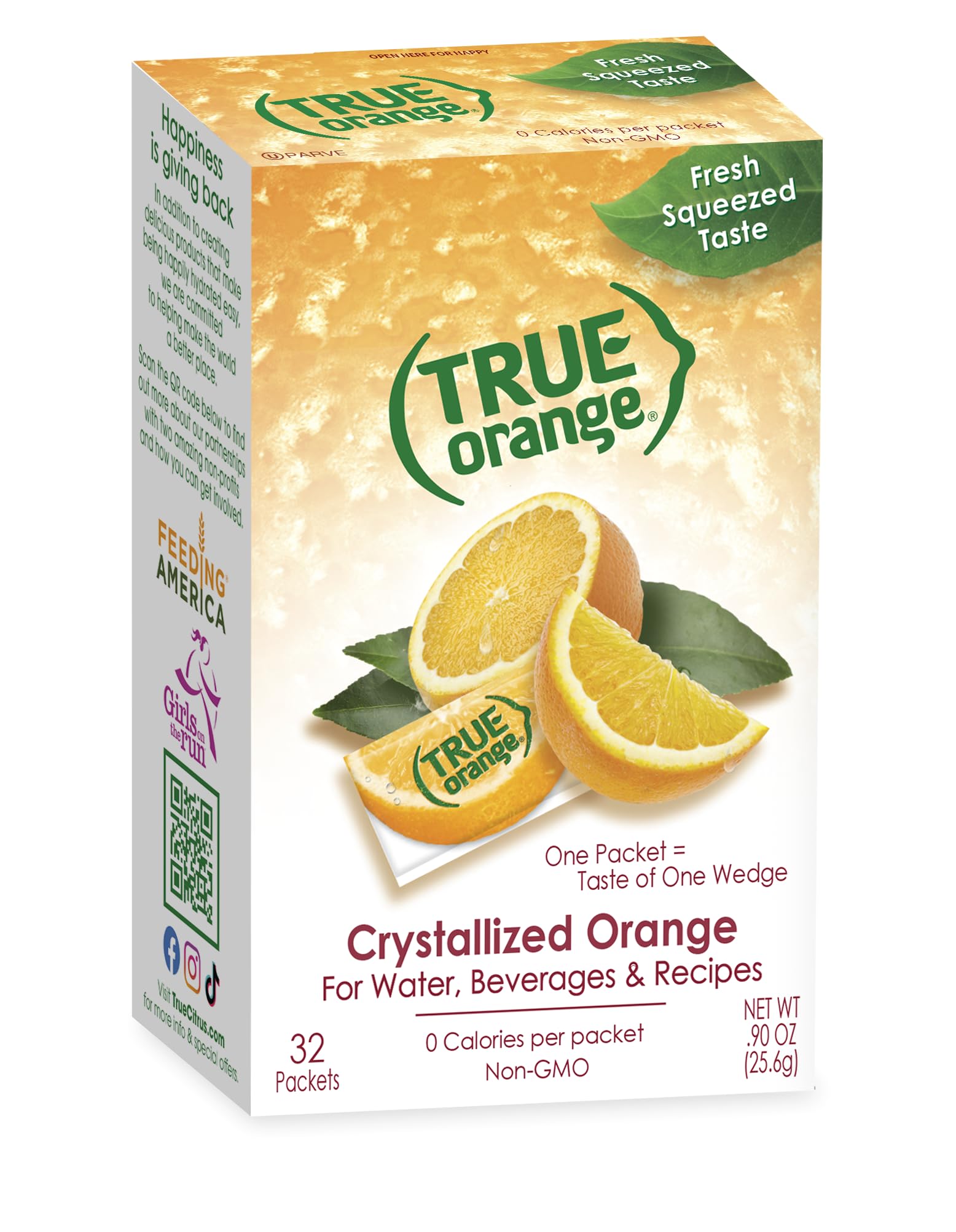 True Citrus True Orange bulk dispenser front for easy hydration.
