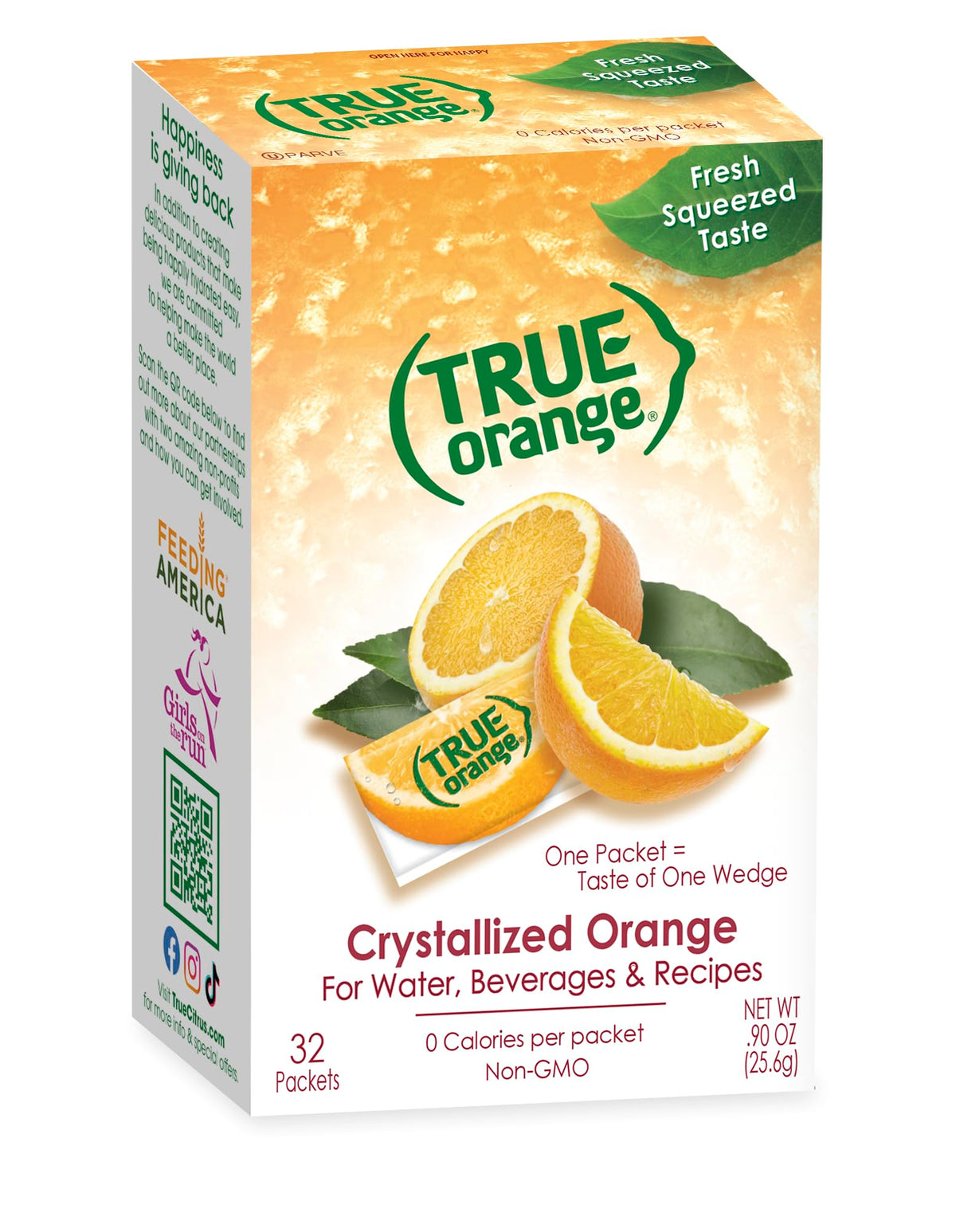True Citrus True Orange bulk dispenser front for easy hydration.