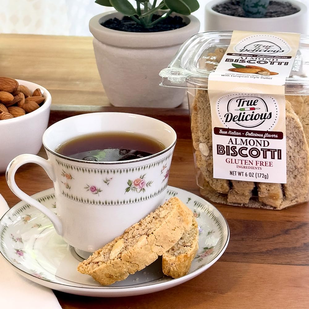 True Delicious gluten free almond biscotti baking twice for extra crunch