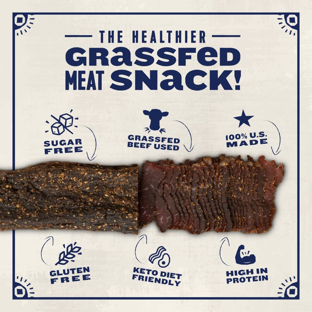 True Jerky logo with nutrition note showing 16g protein per serving