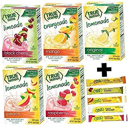 True Lemon Assorted Pack boxes for on-the-go citrus flavor variety.