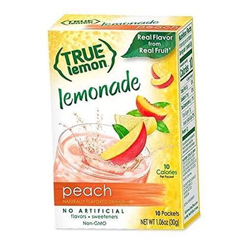 True Lemon Black Cherry Limeade packet with bold fruit zest for sparkling drinks.