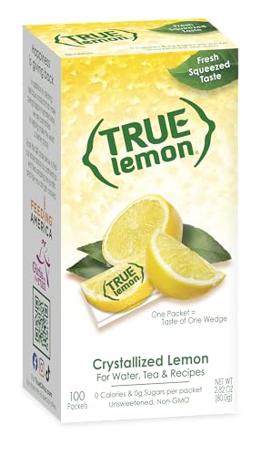 True Lemon bulk dispenser on counter for easy flavoring