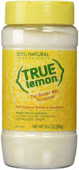 True Lemon Crystalized Lemon Shaker front view offers a fresh, citrus flavor boost