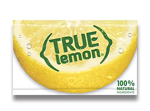 Close-up of True Lemon crystals in a packet