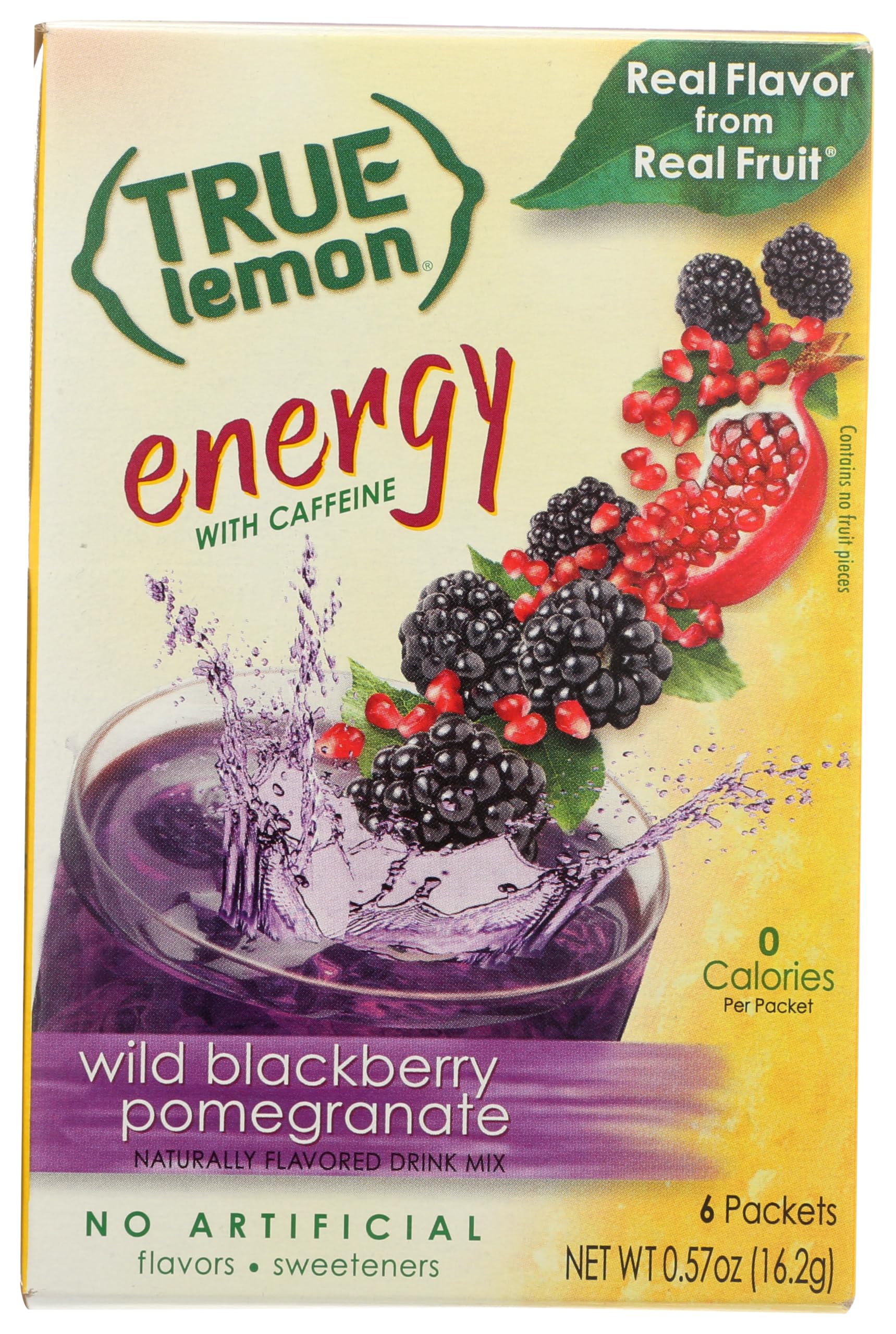 True Lemon Energy Wild Blackberry Pomegranate boxes show the four-box bundle for on-the-go energy.