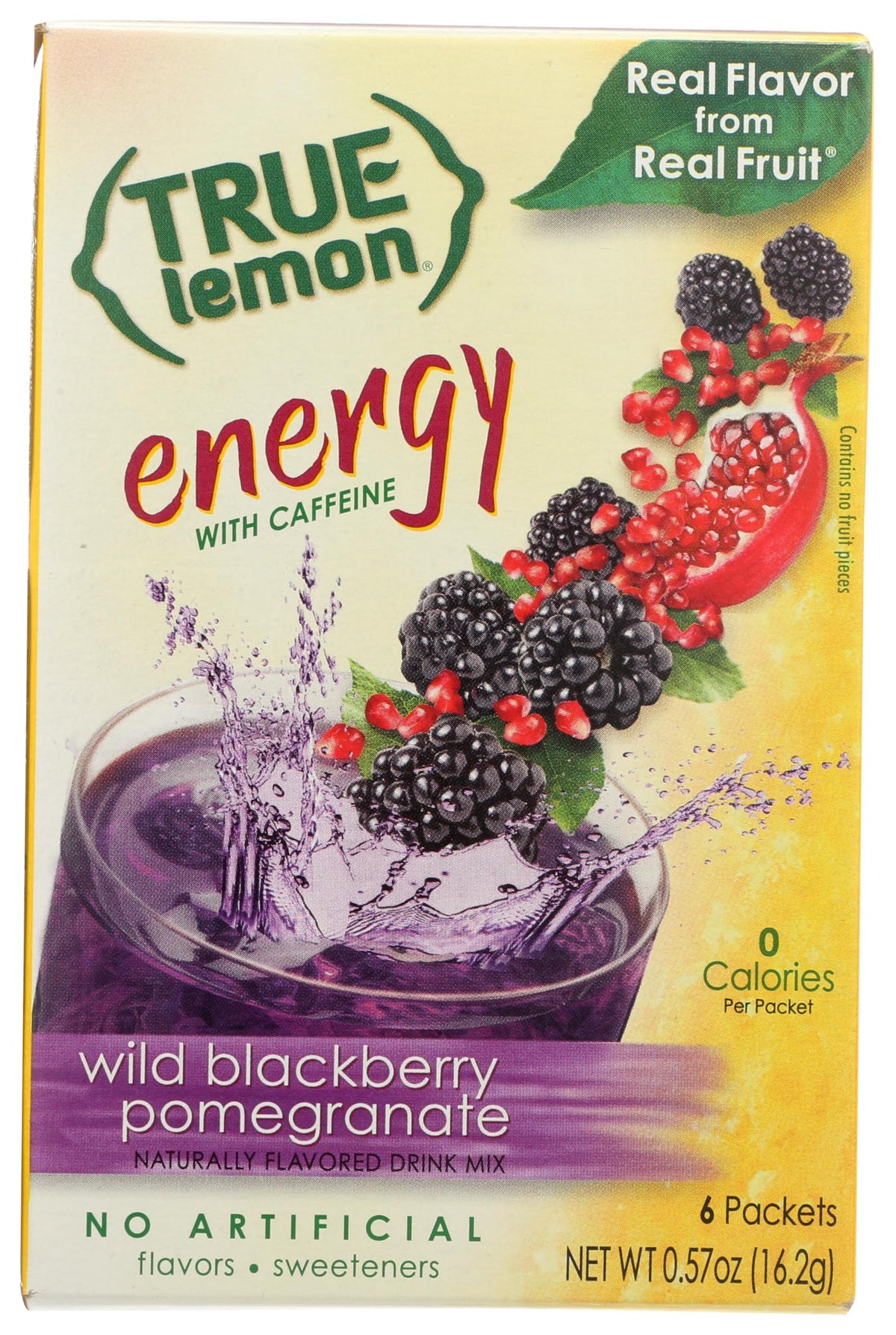True Lemon Energy Wild Blackberry Pomegranate boxes show the four-box bundle for on-the-go energy.