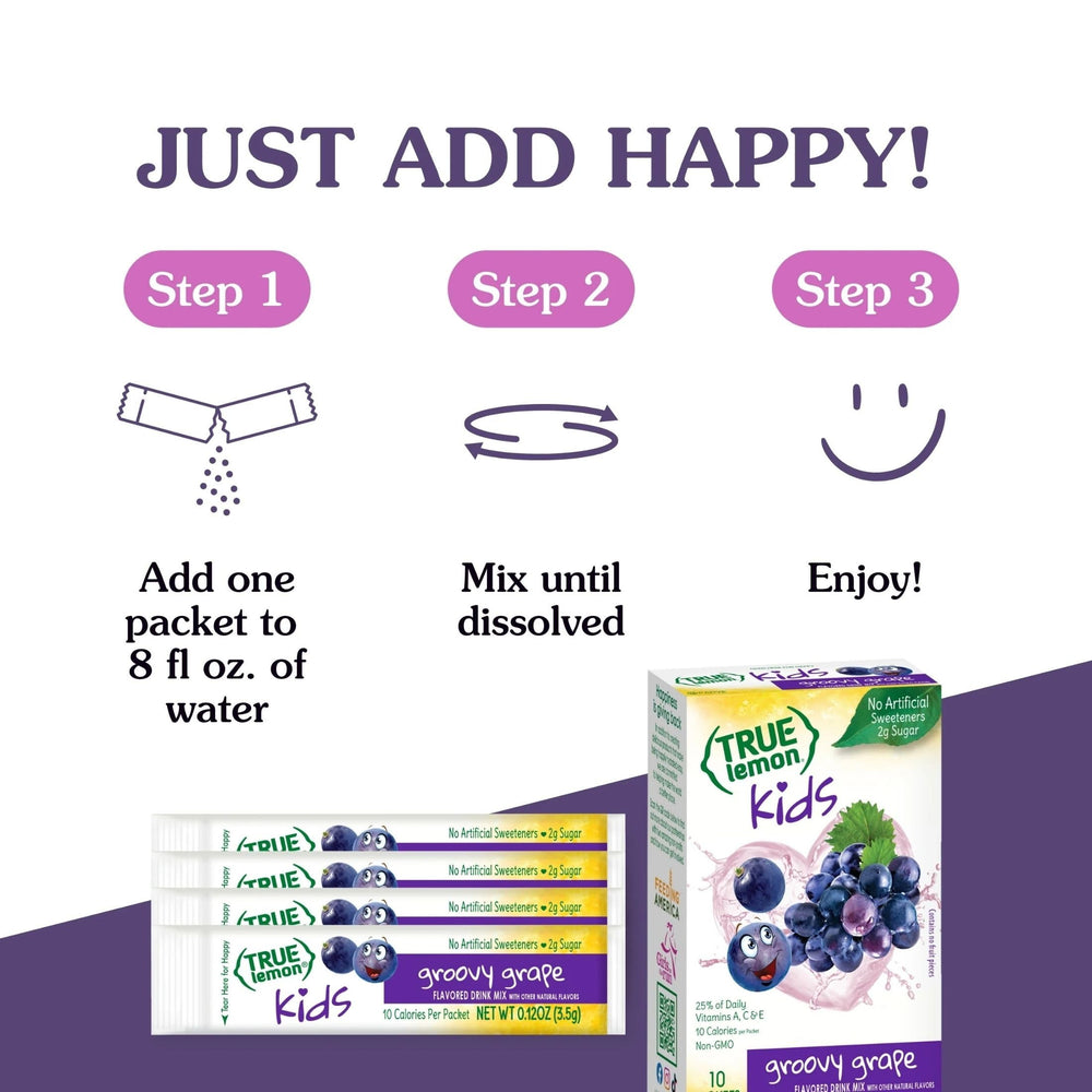 Groovy Grape for school lunches and activity breaks