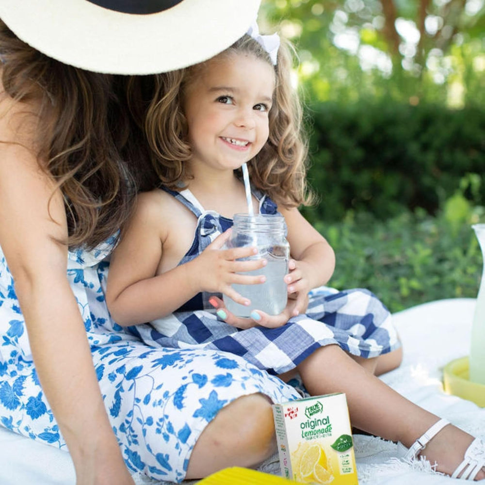 True Lemon Original Lemonade packaging box communicates simple, non-GMO ingredients for peace of mind