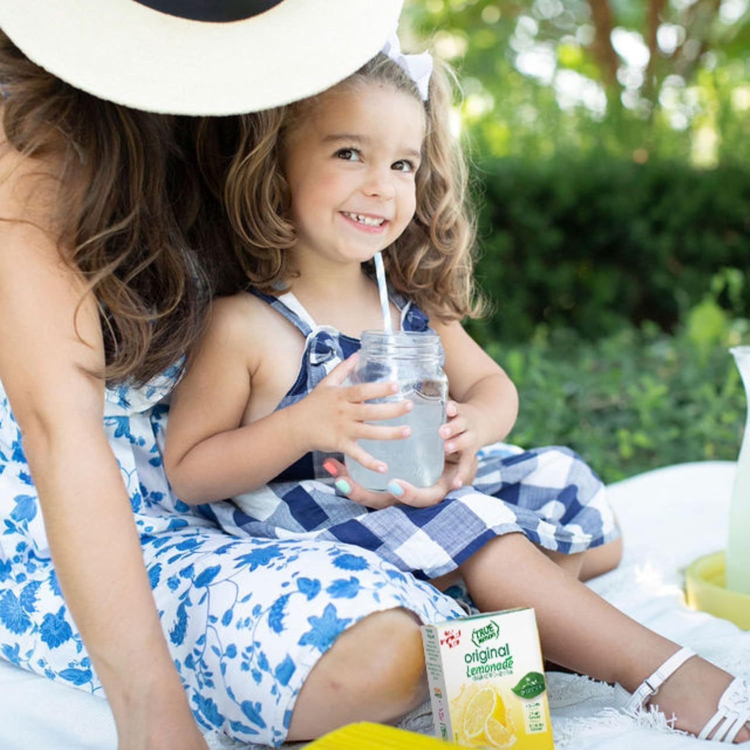 Water flavored with True Lemon Original Lemonade delivers everyday hydration