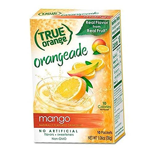 True Lemon Peach Lemonade packet adds sunny flavor to water.