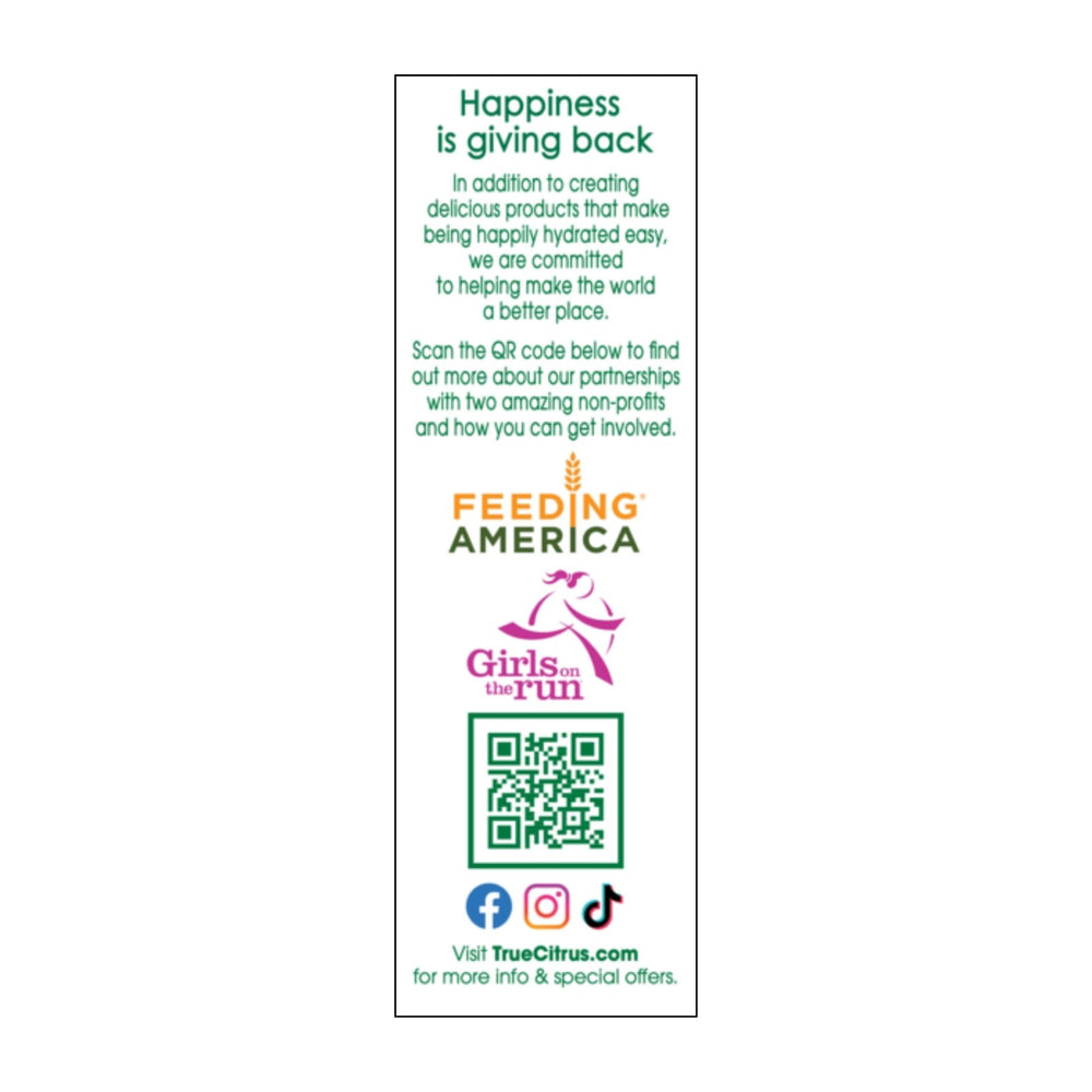 Stevia-sweetened formula offers a low-calorie option for hydration.