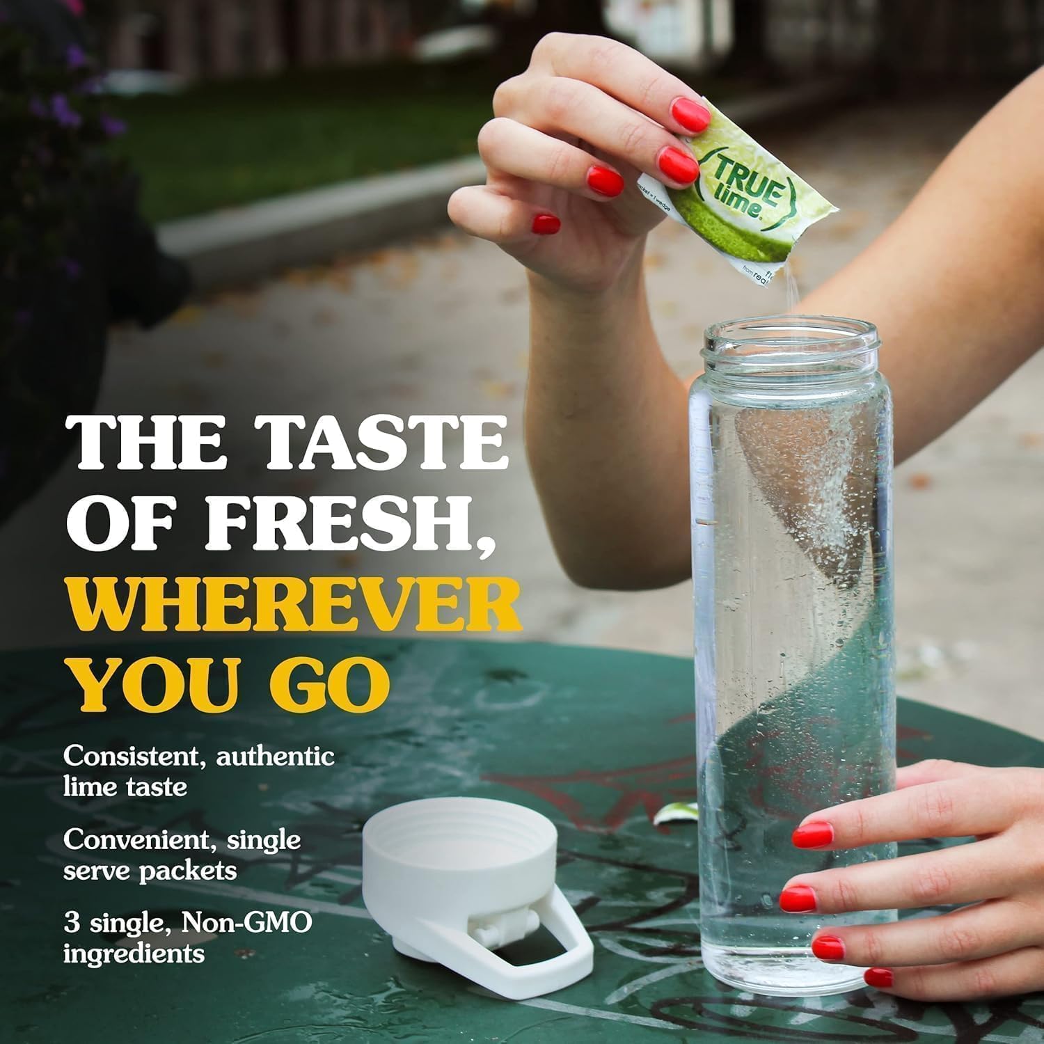 True Lime for office and lounge use shows portable flavor on the go.