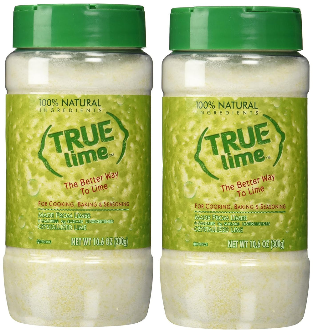 True Lime shaker front view showcases a portable, 10.6 oz citrus option for on-the-go flavor.