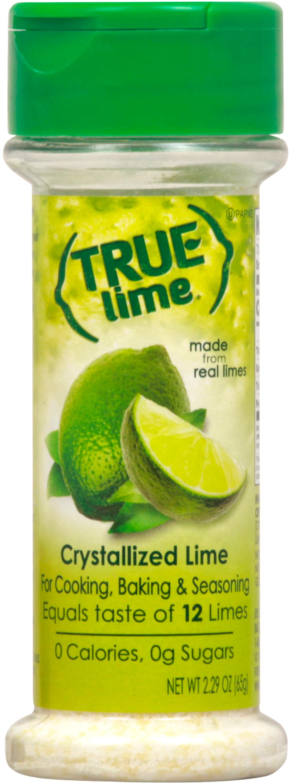 True Lime Shaker packaging front shows crystallized lime flavor for quick meals