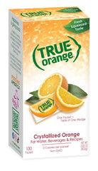True Orange 100ct bulk dispenser packets for easy hydration at home