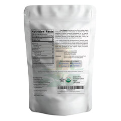 Aromatic True Organic Ceylon cinnamon powder close-up for warm coffee and desserts